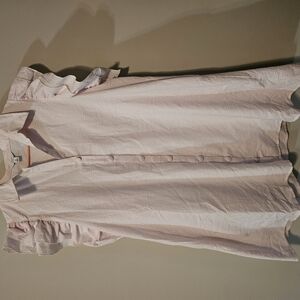 Crown & Ivy Pink Ruffle Sleeve Dress